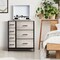 Sorbus Dresser with Drawers - Furniture Storage Tower Unit for Bedroom, Hallway, Closet, Office Organization - Steel Frame, Wood Top, Easy Pull Fabric Bins
